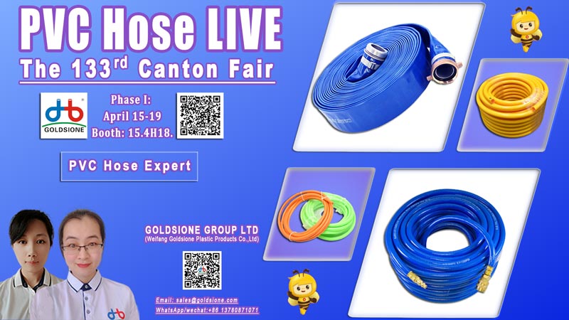 PVC Hose Experts on 133rd Canton Fair Live