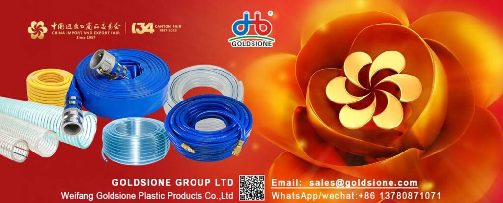 Discover Goldsione (PVC Hose Manufacturer) at the 134th Autumn Canton Fair in Guangzhou