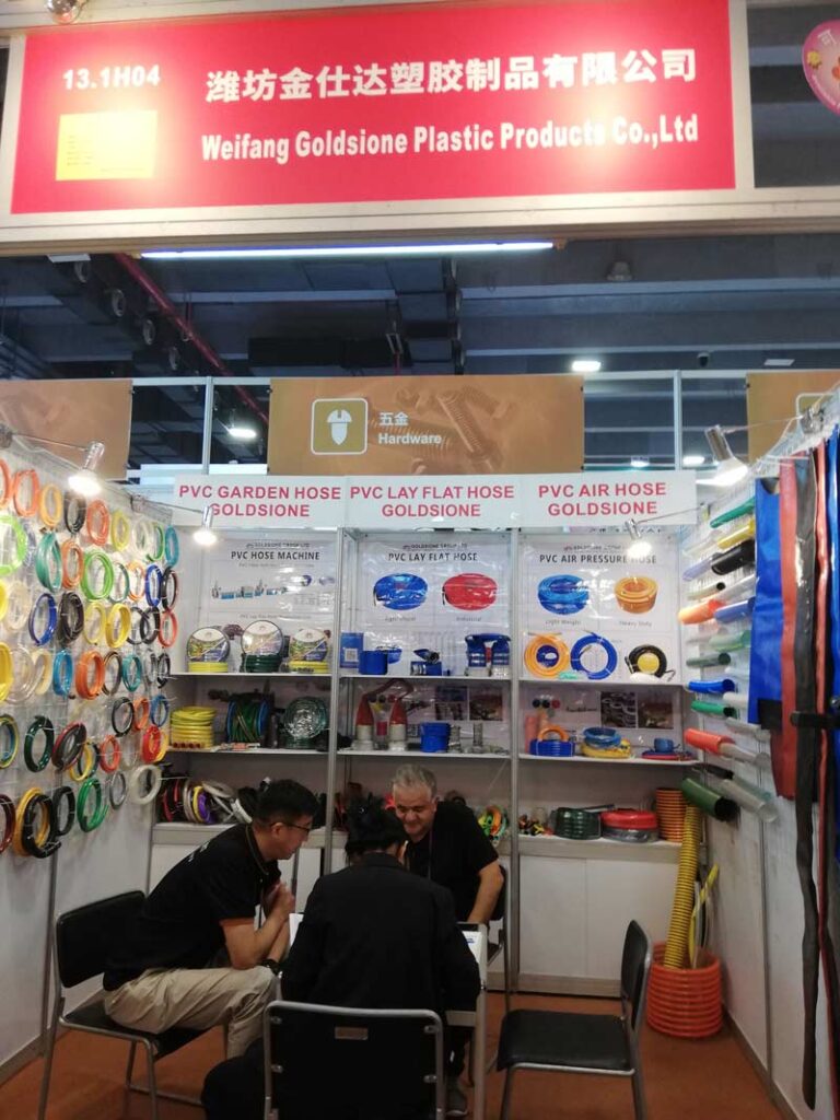 Goldsione PVC Hose Welcomes Global Visitors to the 134th Canton Fair