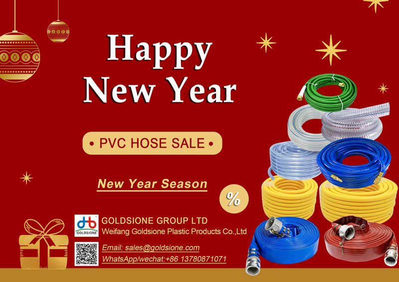 Dive into the New Year with Goldsione's Exclusive PVC Hose Sale!